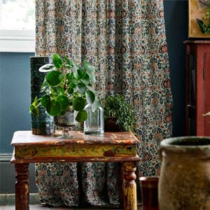 William Morris Little Chintz - Teal and Saffron - Image 4