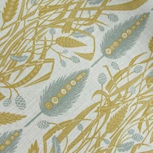 Angie Lewin Meadow's Edge - Mustard & Dawn Grey - Image 1