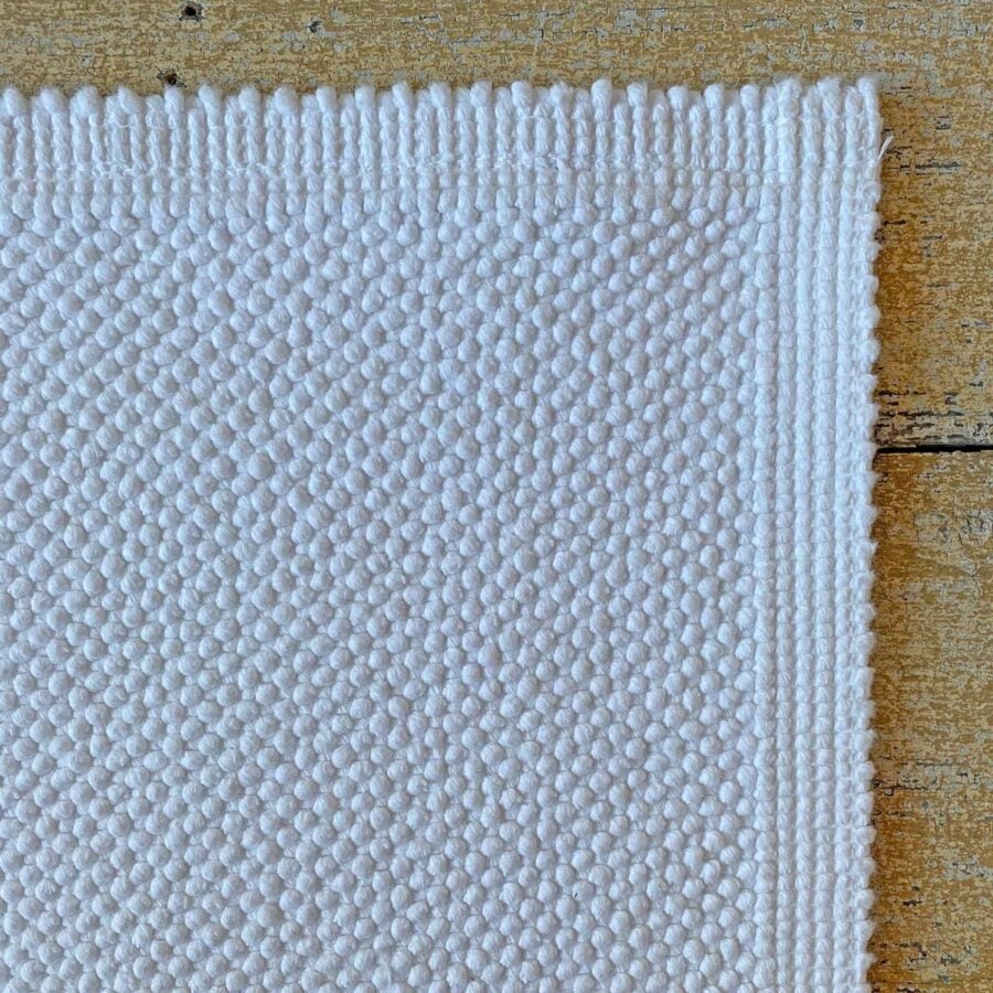 Heavy Cotton Bathmat White