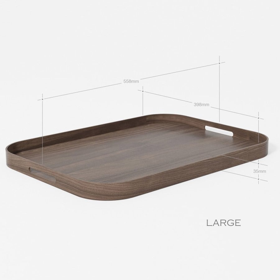 Rectangular Walnut Tray