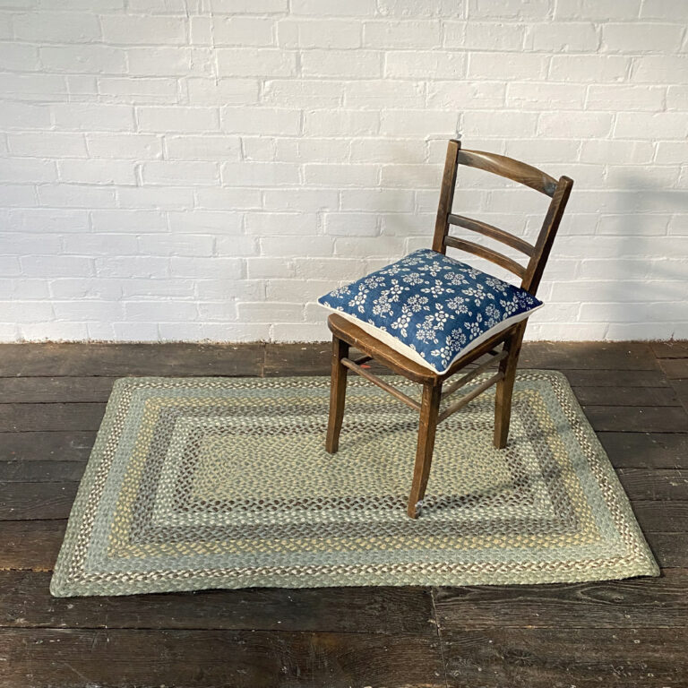 Braided Organic Jute Rug Seaspray - Image 3