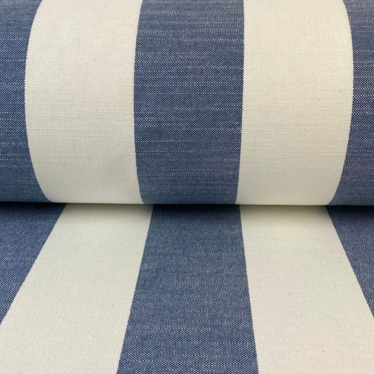 Blue Striped Fabric