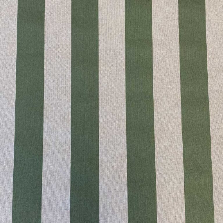 Broad Stripe - Fern Green on Natural - Image 2