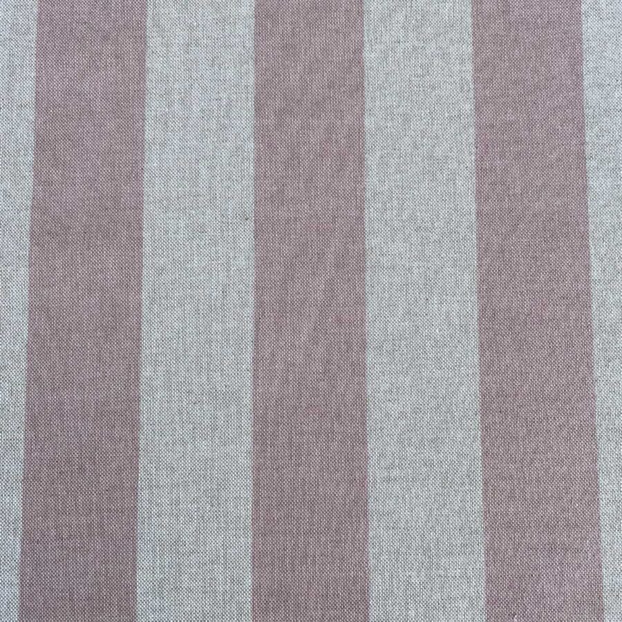 Broad Stripe - Pink on Natural
