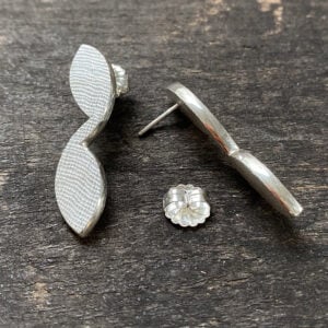 Long Silver Earrings CDLT 11/32 - Image 2