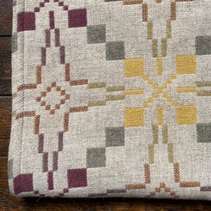 Vintage Star Welsh Throw - Clay - Image 1