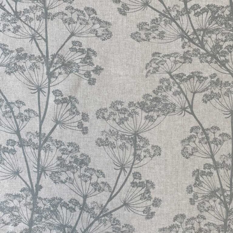 Cow Parsley Print - Duckegg Grey - Image 2