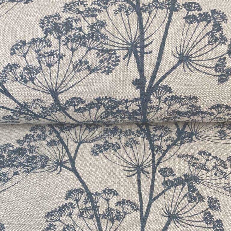 Cow Parsley Print - Indigo - Image 3