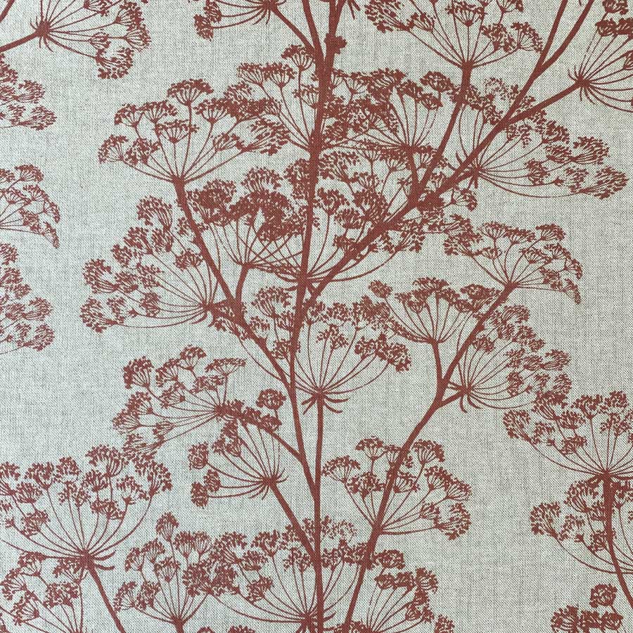 Cow Parsley Print - Strawberry Red