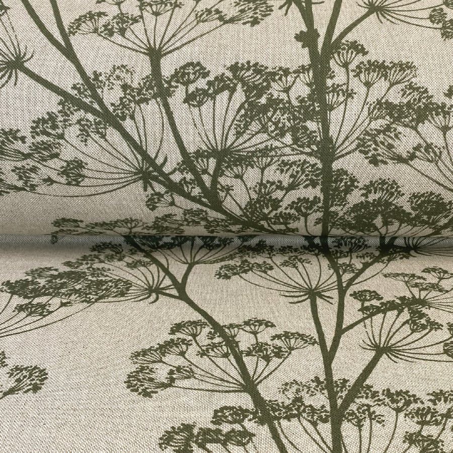 Cow Parsley Print - Moss Green