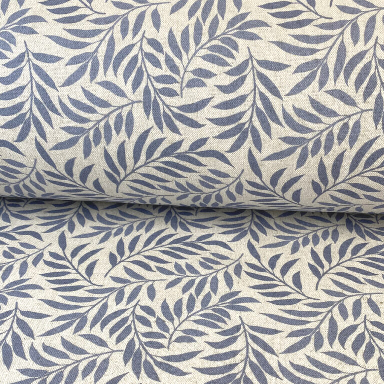 Extra Wide Acacia - Woad Blue on Natural - Image 3