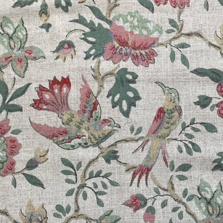 Extra Wide Ellen - Soft Green and Strawberry Red - Image 4