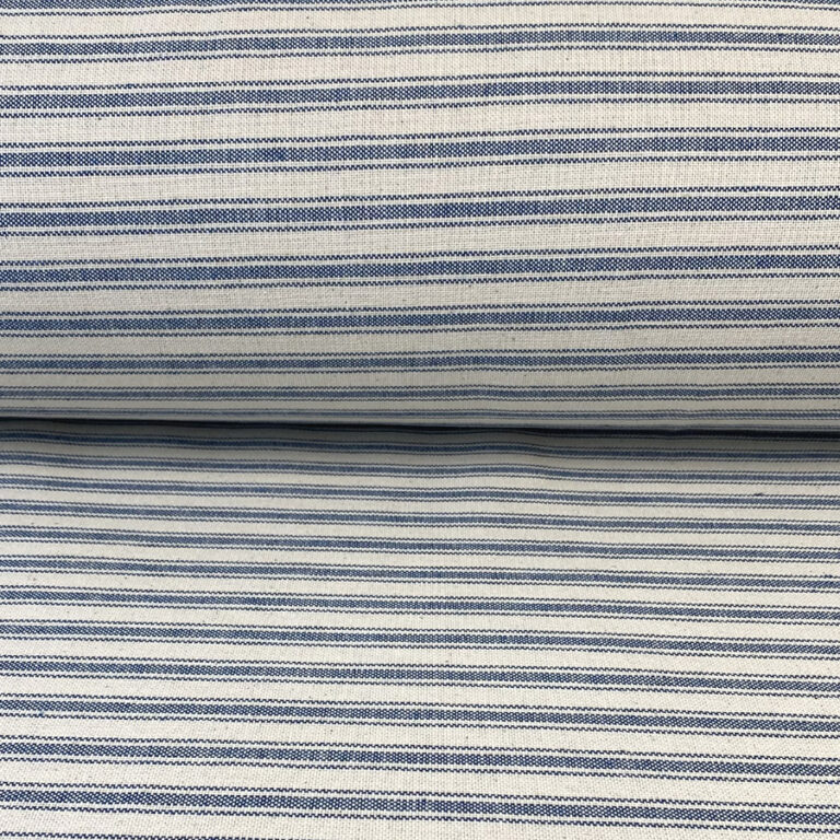 Extra Wide Hector Ticking Stripe - Indigo - Image 3