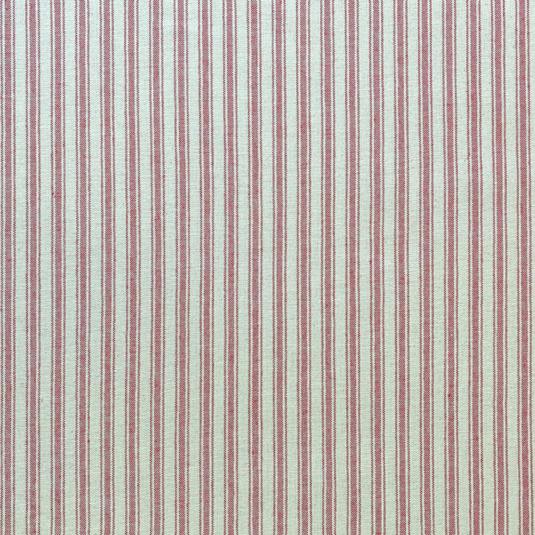 Extra Wide Hector Ticking Stripe - Peony - Image 2