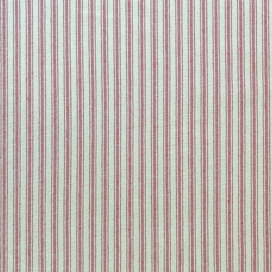 Extra Wide Hector Ticking Stripe - Peony