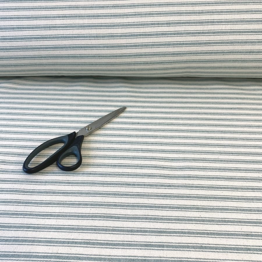 Extra Wide Hector Ticking Stripe - Teal