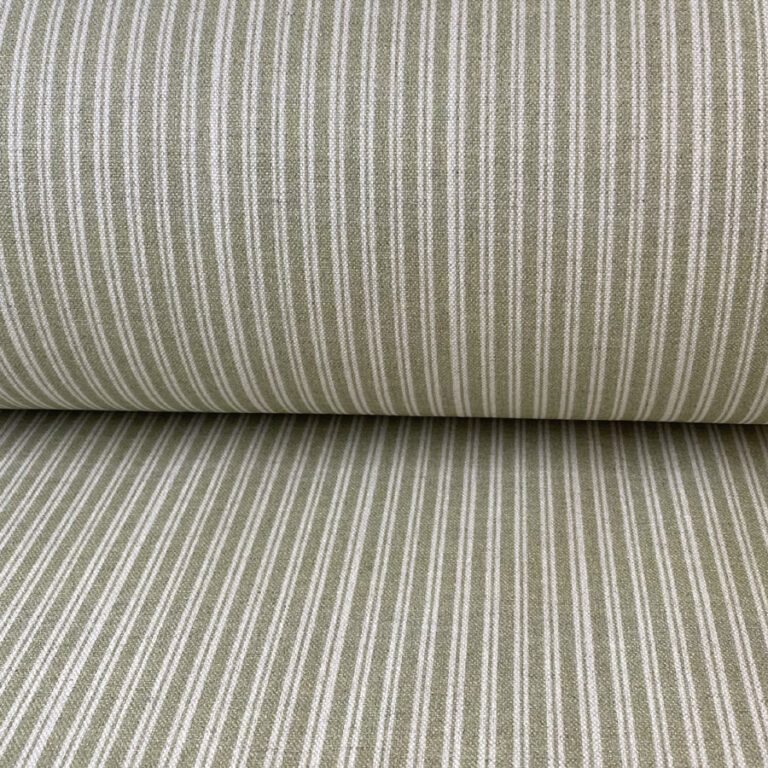 Extra Wide Pinstripe Print - Sage - Image 3