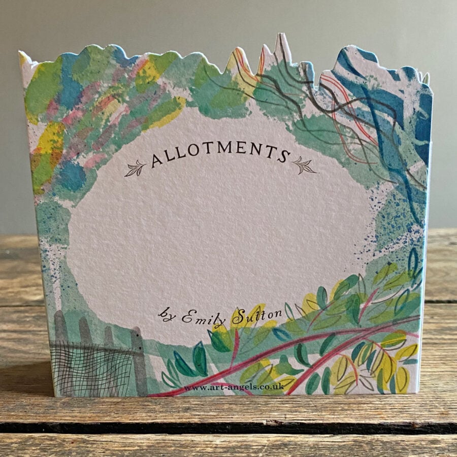 Emily Sutton 3D Allotment Card Late Summer