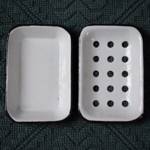Enameled Two-Part Soap Dish - Image 3