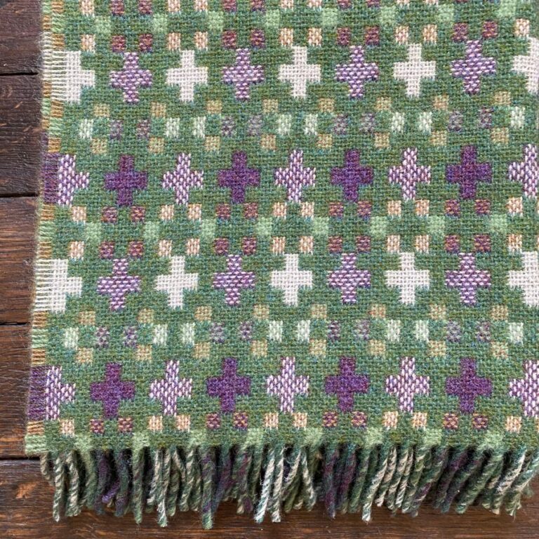 Eshton Blanket - Heather Green