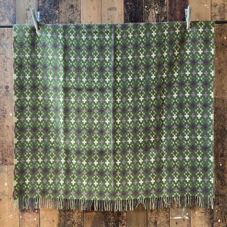 Eshton Blanket - Heather Green - Image 3