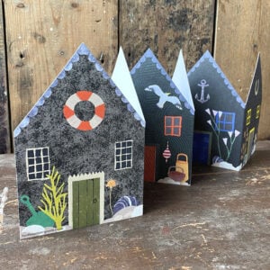 Fisherman's Huts Concertina Card - Image 2