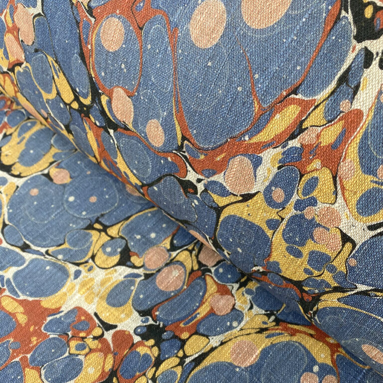 Marbled Fabric, Marbled curtain fabric