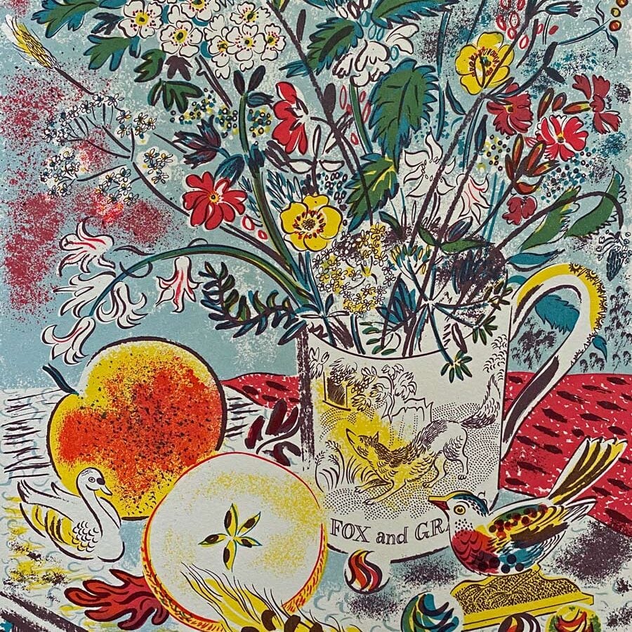 Fox and Grapes by Emily Sutton, Framed