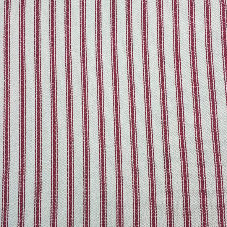 Hampton Ticking - Ruby - Image 2