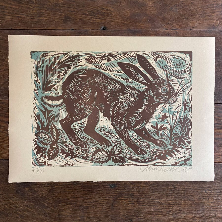 Hare, Unframed Print by Mark Hearld