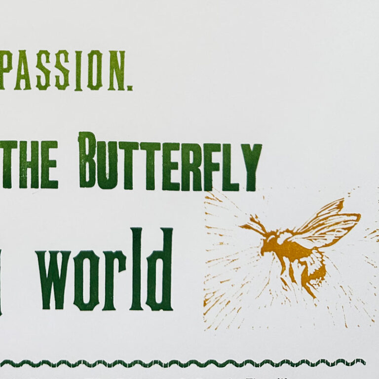 Pledge Letterpress Poster by Jackie Morris - Image 5