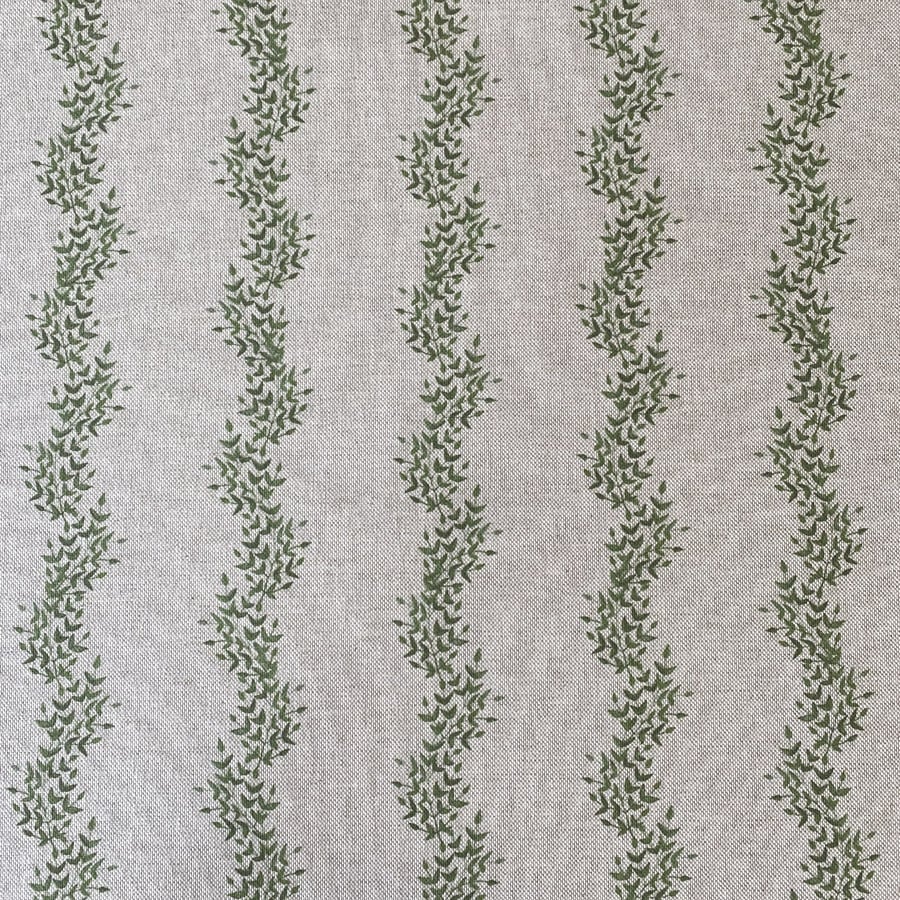 Jasmine Stripe - Leaf Green