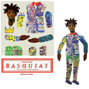 Jean-Michel Basquiat - Cut out & make paper puppet