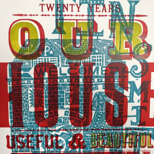 Our House Letterpress Poster - Jonny Hannah - Image 2