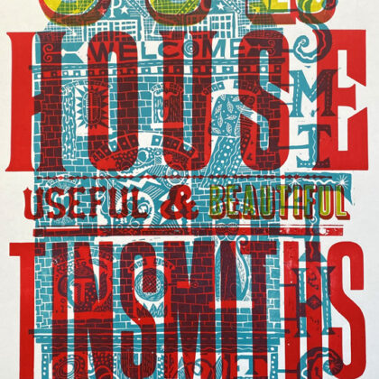 Our House Letterpress Poster - Jonny Hannah - Image 5