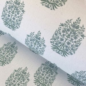 Kamala on Ivory - Soft Green and Duckegg - Image 1