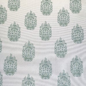 Kamala on Ivory - Soft Green and Duckegg - Image 2