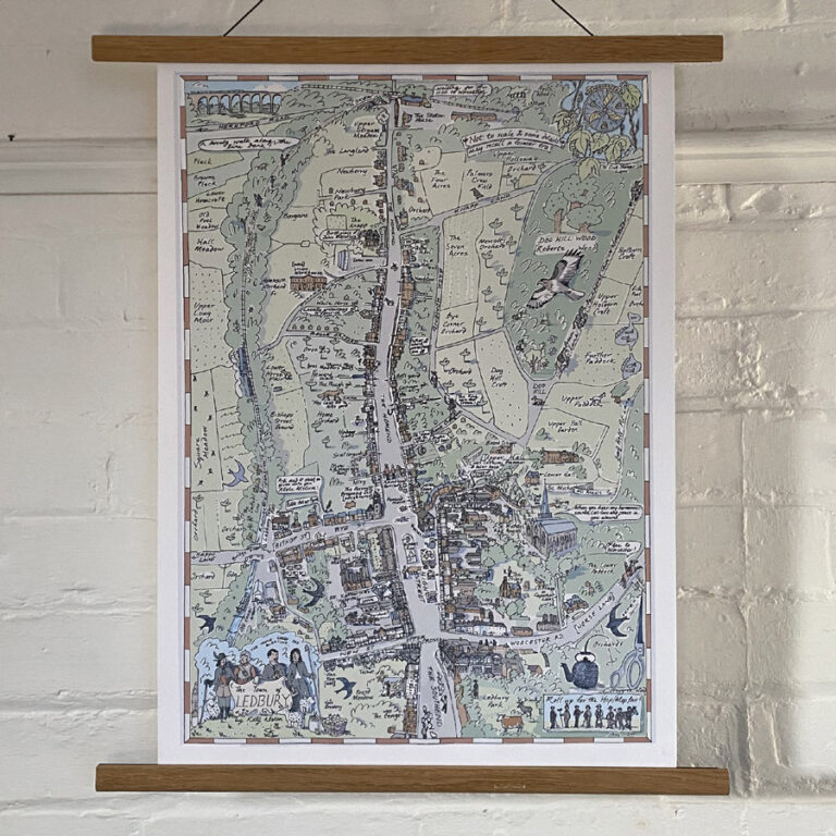 The Town of Ledbury Print by Katy Alston - Image 5