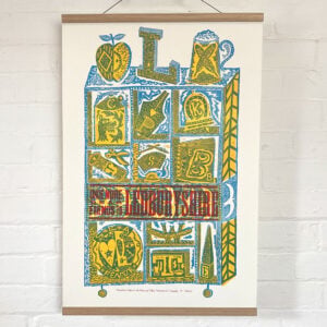 Ledburyshire Letterpress Poster - Jonny Hannah