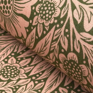 Ben Pentreath for Morris & Co: Marigold in Olive and Pink