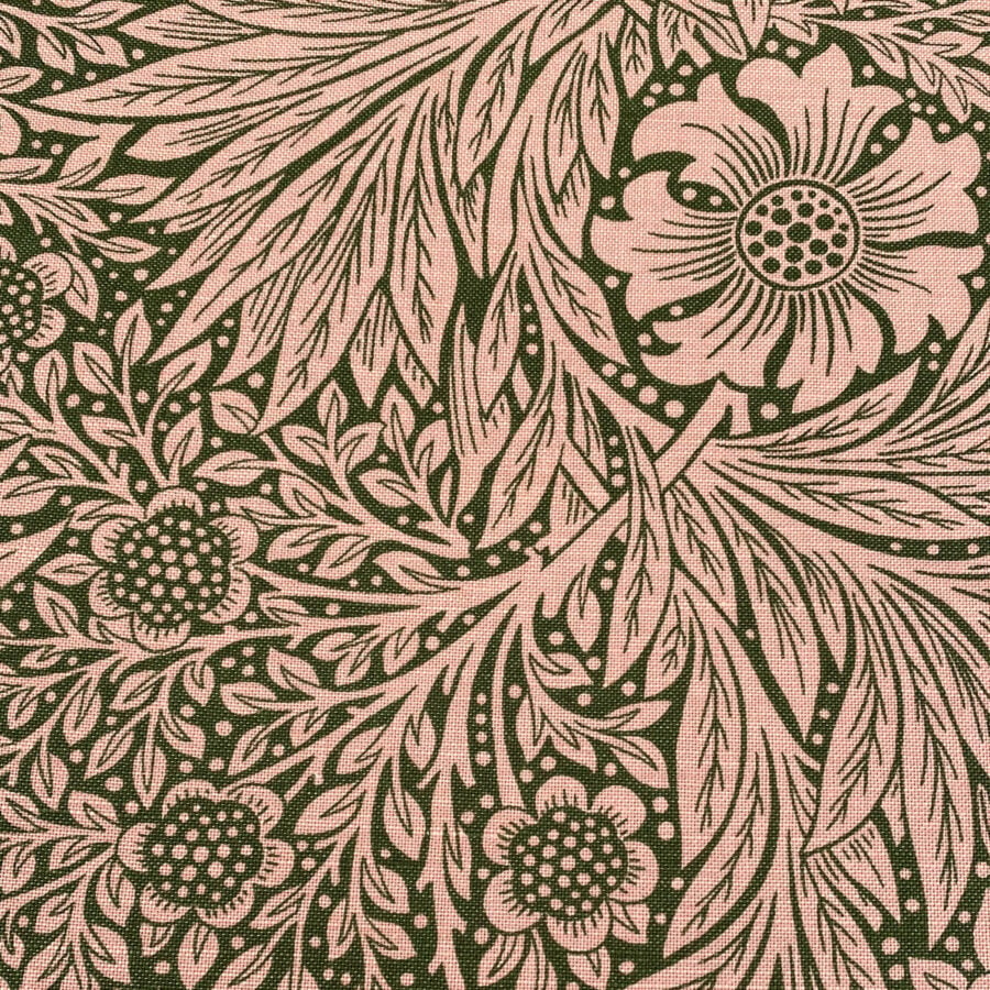 Ben Pentreath for Morris & Co: Marigold in Olive and Pink