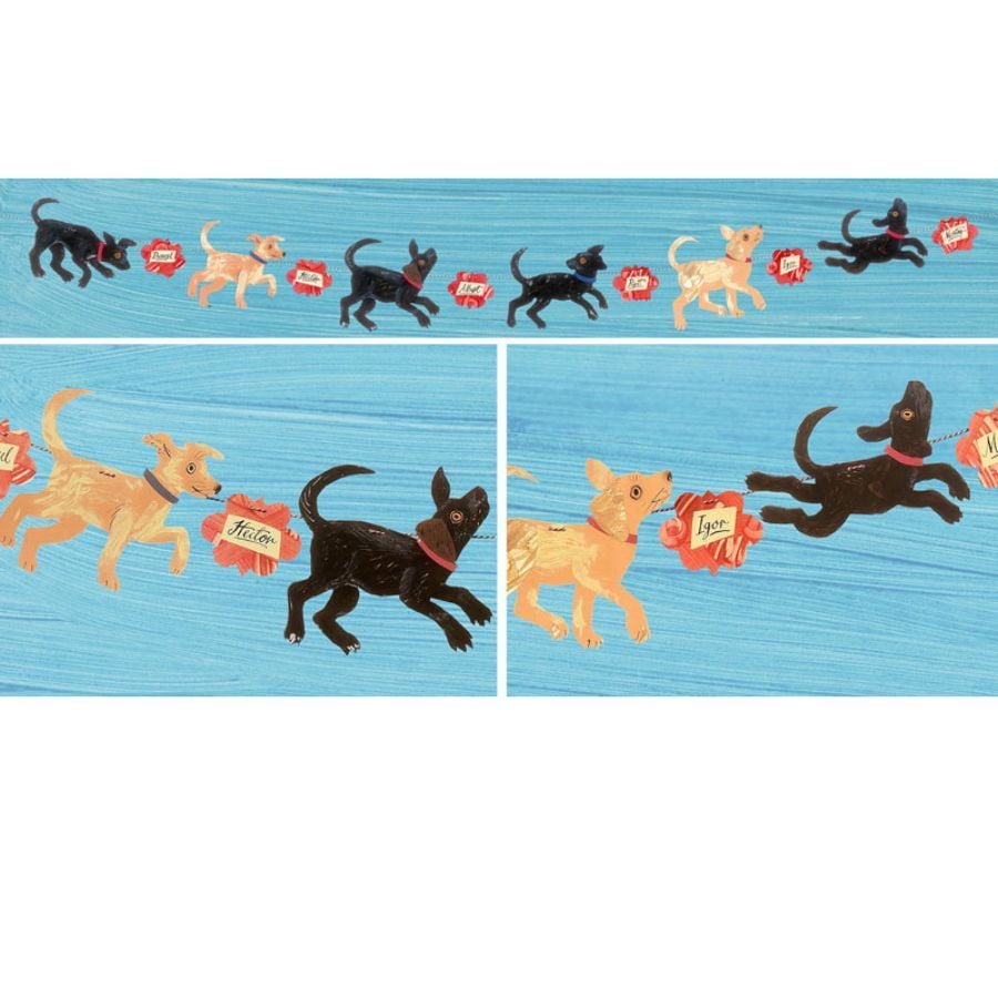 Mark Hearld Puppy Parade Garland