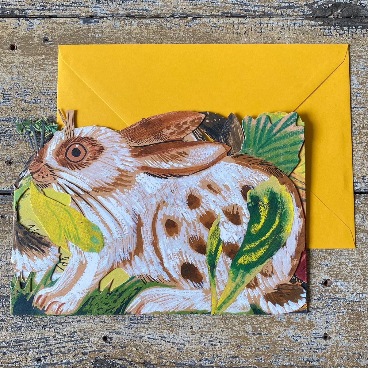 Mark Hearld Fold out Card - Rabbits - Image 2