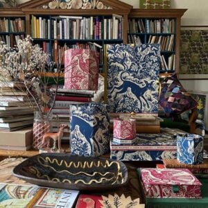 Mark Hearld Blue Whippet Box File - Image 4