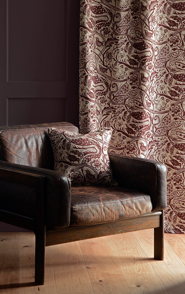 Mark Hearld Wren - Burgundy - Image 6