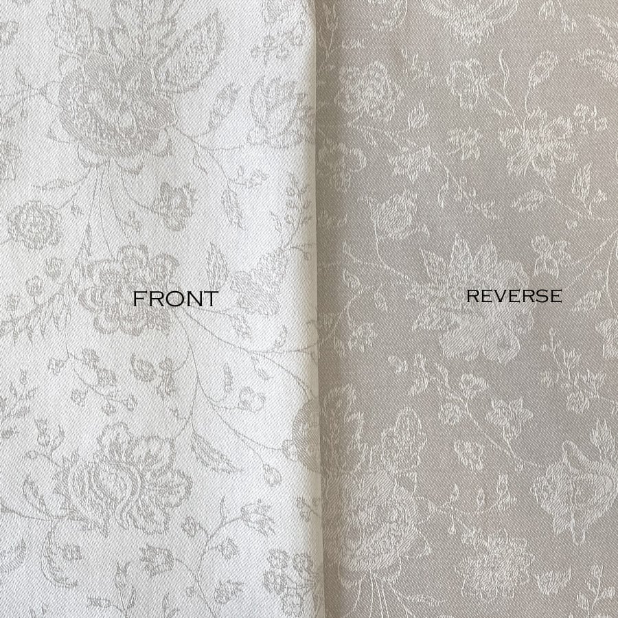 Extra Wide Oilcloth - Medlar Jacquard White