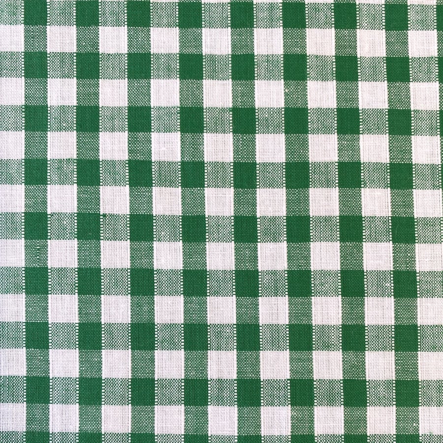 Narrow Vichy Check Gingham - Emerald Green