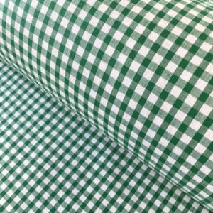 Narrow Vichy Check Gingham - Emerald Green - Image 1