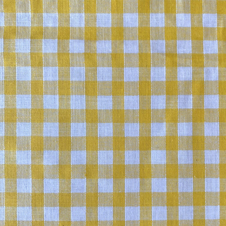 Narrow Vichy Check Gingham - Sunshine Yellow - Image 2