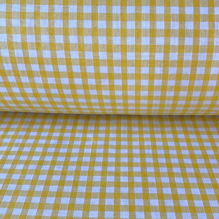 Narrow Vichy Check Gingham - Sunshine Yellow - Image 3